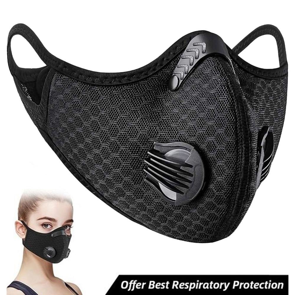 NEW‼️BLACK valve PM2.5 filter head wrap face- mask - Picture 10 of 10